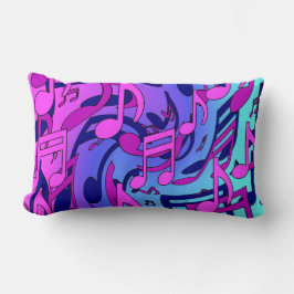 Snygg Music Musik noter Uppslag Artsy Lumbarkudde
