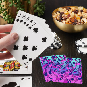 Snygg musik - färglös design casinokort