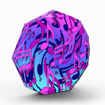 Snygg musik uppslagen färgstark Musik noter