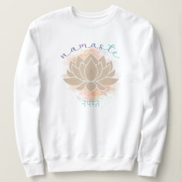 Snygg namaste ord skriven med Lotus Design T Shirt