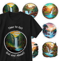Snygg natur i Round T-Shirt