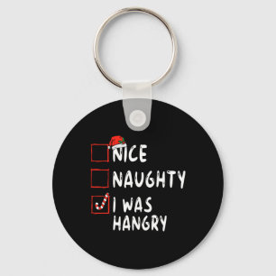 Snygg Naughn.. Jag var glad jullista Julafton Sant Nyckelring