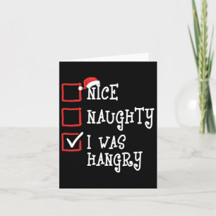 Snygg Naughty jag var en glad jultomte Julafton Ma Kort