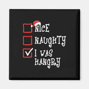 Snygg Naughty jag var en glad jultomte Julafton Ma Magnet