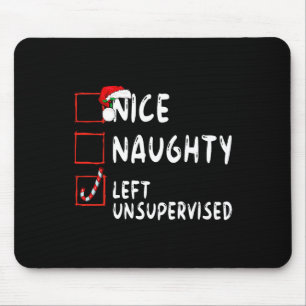 Snygg Naughty Lämnade oövervakad jultomte Musmatta