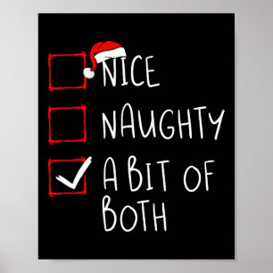 Snygg Naughty lite av båda jullistorna Julafton Sa Poster