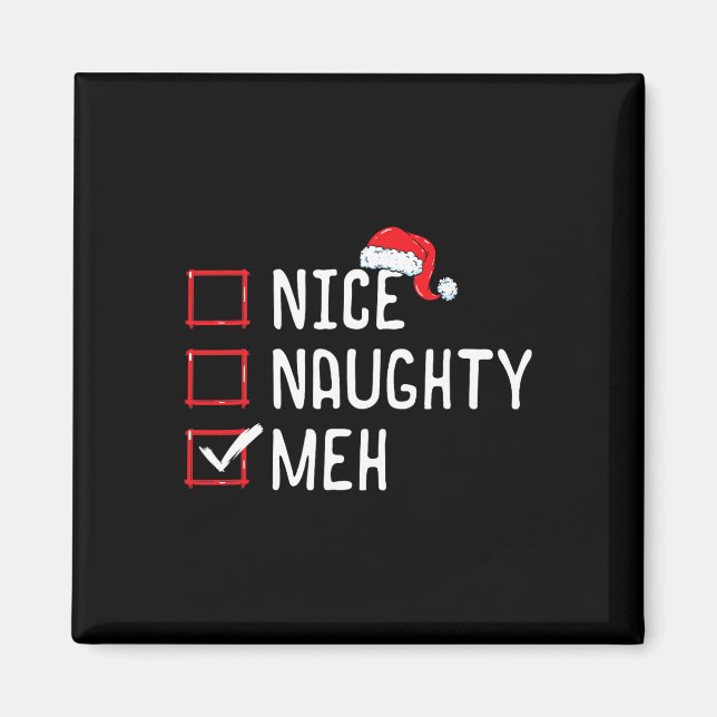 Snygg Naughty Meh-jullista Magnet (Framsidan)