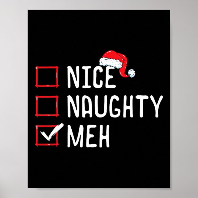 Snygg Naughty Meh-jullista Poster (Framsidan)