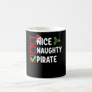 Snygg Naughty Pirat-familj - matchande jullista Kaffemugg