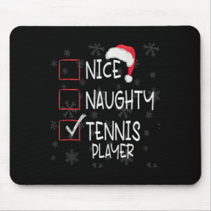 Snygg Naughty Tennis Player-lista Jultomte Musmatta