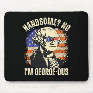 Snygg Nej jag är underbar George Washington 4 Musmatta