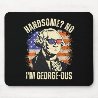 Snygg Nej jag är underbar George Washington 4 Musmatta