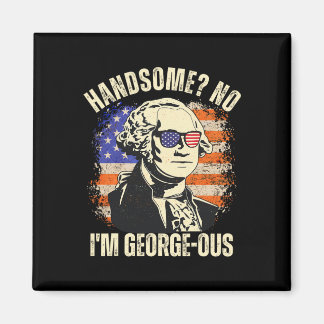 Snygg Nej jag är underbar George Washington 4e Magnet