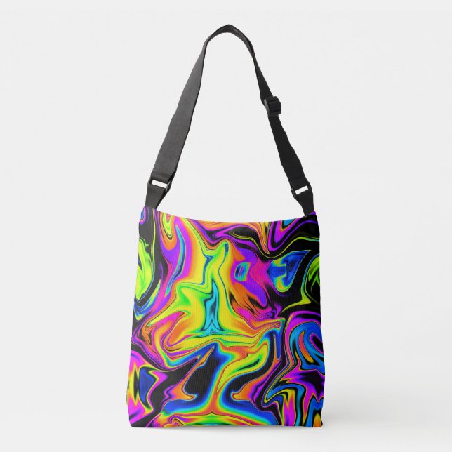 Snygg Neon Crossbody Bag Axelväska (Framsida)