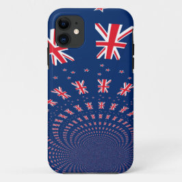 Snygg New Zealand Flagga Art Print Design