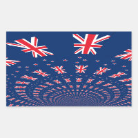 Snygg New Zealand Flagga Art Print Design