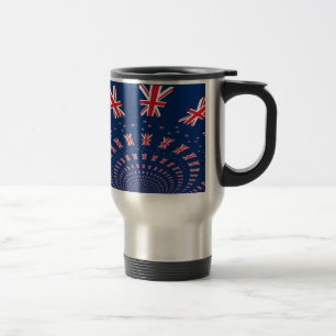 Snygg New Zealand Flagga Art Print Design Resemugg