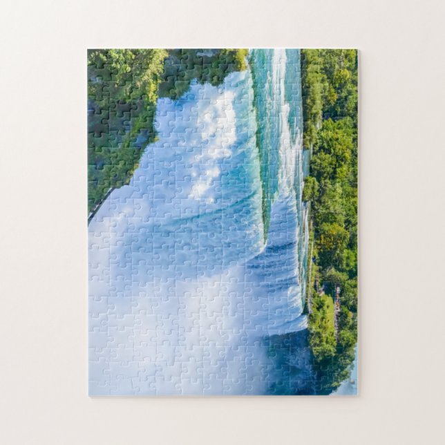 Snygg Niagara Falls Jigszle Puzzle Pussel (Vertikal)