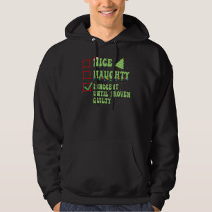 Snygg nocent tills Beven Guilty Christma Hoodie