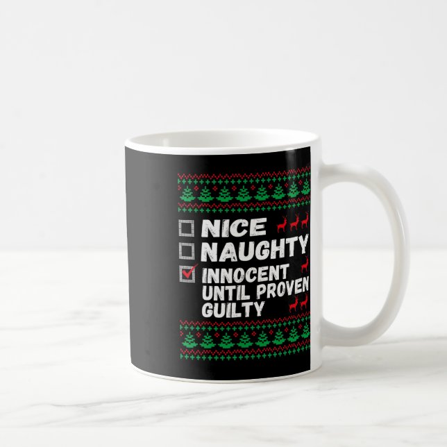 Snygg nocent tills Beven Guilty Christma Kaffemugg (Höger)