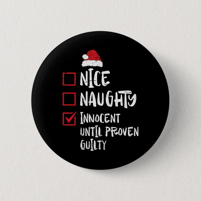 Snygg nocent tills Beven Guilty Christma Knapp (Framsida)