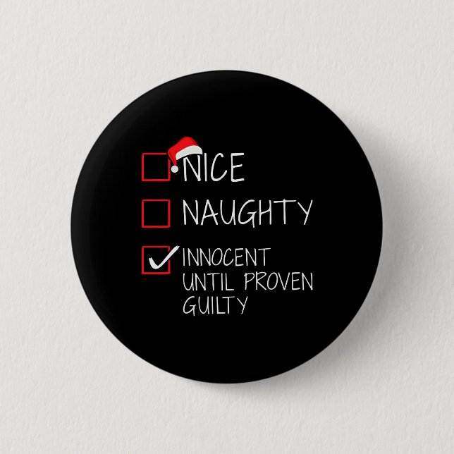 Snygg nocent tills Beven Guilty Christma Knapp (Framsida)