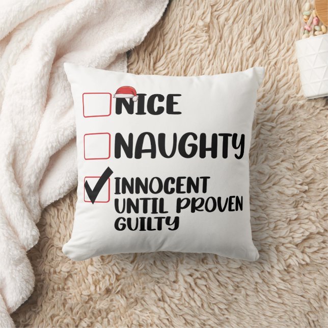 Snygg nocent tills Beven Guilty Christma Kudde (Filt)
