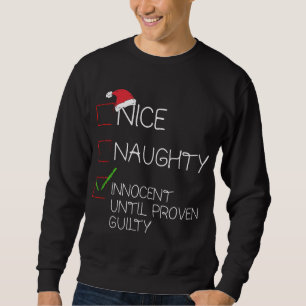 Snygg nocent tills Beven Guilty Christma Lång Ärmad Tröja
