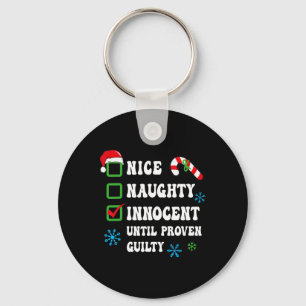 Snygg nocent tills Beven Guilty Christma Nyckelring