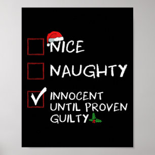 Snygg nocent tills Beven Guilty Christma Poster