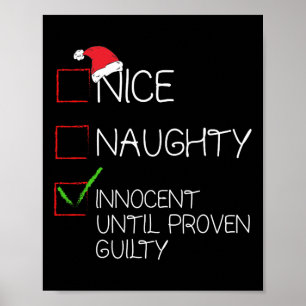 Snygg nocent tills Beven Guilty Christma Poster