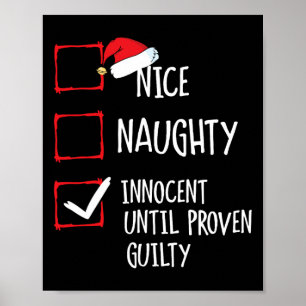 Snygg nocent tills Beven Guilty Christma Poster