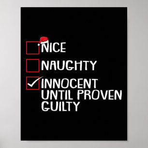 Snygg nocent tills Beven Guilty Christma Poster