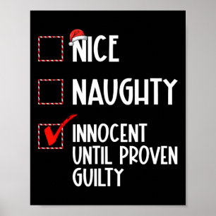 Snygg nocent tills Beven Guilty Christma Poster