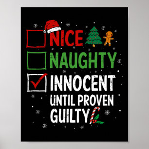 Snygg nocent tills Beven Guilty Christma Poster