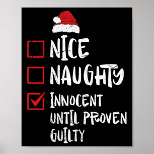 Snygg nocent tills Beven Guilty Christma Poster