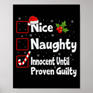 Snygg nocent tills Beven Guilty Christma Poster