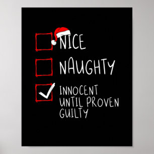 Snygg nocent tills Beven Guilty Christma Poster