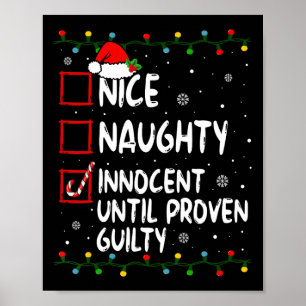 Snygg nocent tills Beven Guilty Christma Poster