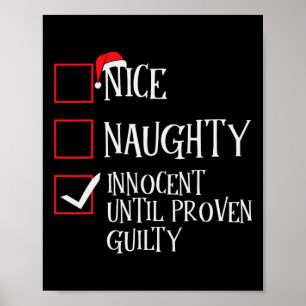 Snygg nocent tills Beven Guilty Christma Poster