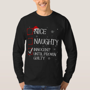 Snygg nocent tills Beven Guilty Christma T Shirt