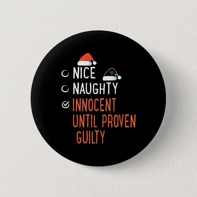 Snygg nocent tills Beven Guilty Santa's Knapp (Framsida)