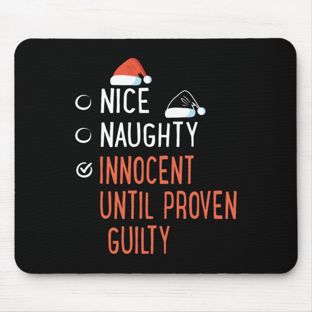 Snygg nocent tills Beven Guilty Santa's Musmatta (Framsidan)