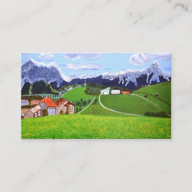 Snygg Norge affärskort Visitkort (Framsida)