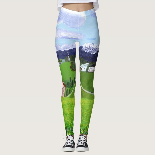 Snygg Norge Leggings (Framsida)
