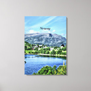 Snygg Norge, scenlandskap Canvastryck