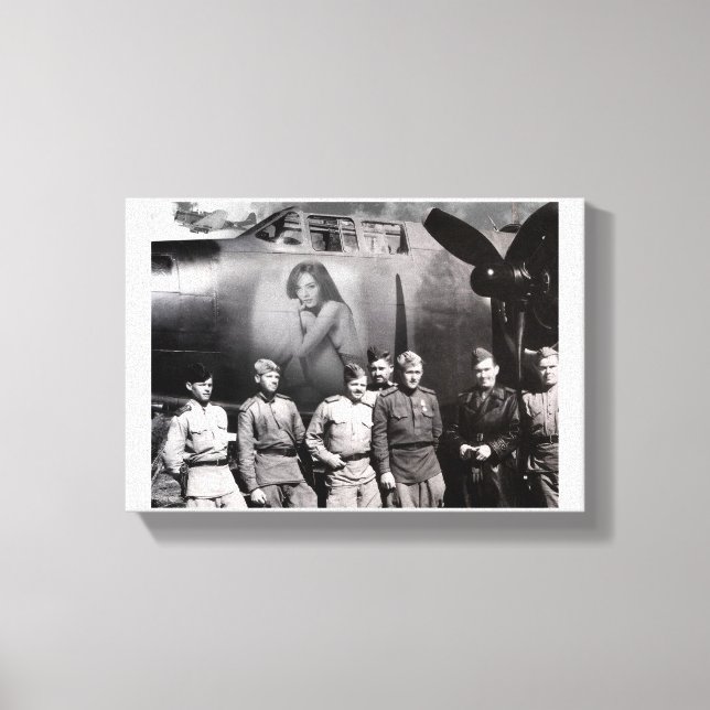 Snygg Nose Art Canvastryck (Framsida)