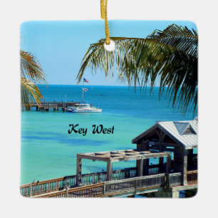 Snygg Nyckel Väster, Florida Julgransprydnad Keramik