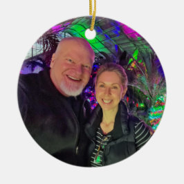 Snygg och enkel Photo Jul Träd Ornament