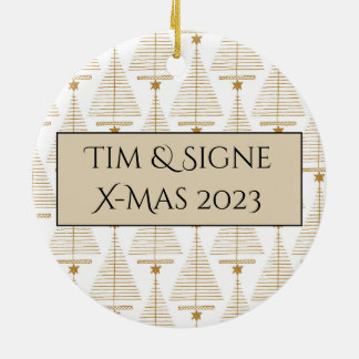 Snygg och enkel Photo Jul Träd Ornament